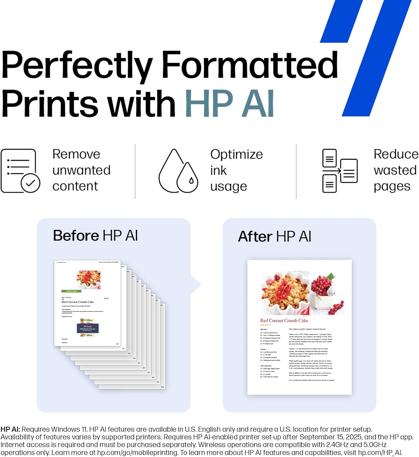 HP Smart Tank 6001 Wireless All-In-One Ink Tank Printer, Scanner, Copier with 2 Years of Ink Included, Best-For-Home, Cartridge-Free Refillable, Ai-Enabled (2H0B9A)