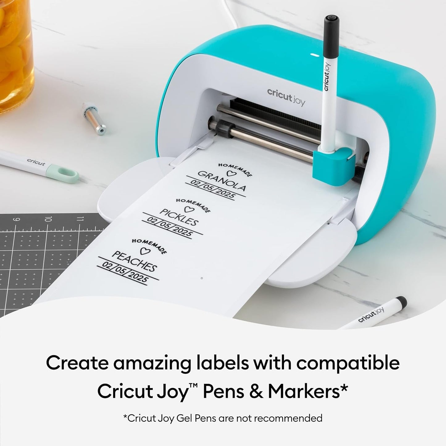 Cricut Joy Smart Removable Vinyl (Transparent, 3-Pack, 5.5In X 13In) for Walls, Windows, Laptops & More, Modern Style, Matless Cutting, Ideal for Temporary Projects