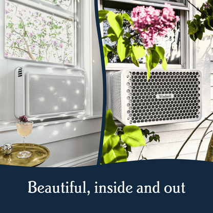 6,000 BTU Window Air Conditioner - Quiet & Smart, Cools up to 250 Sq. Ft. - #1 Easy Install No Assembly, App/Wi-Fi, Voice-Enabled, Remote Control, 2X Insulation, White