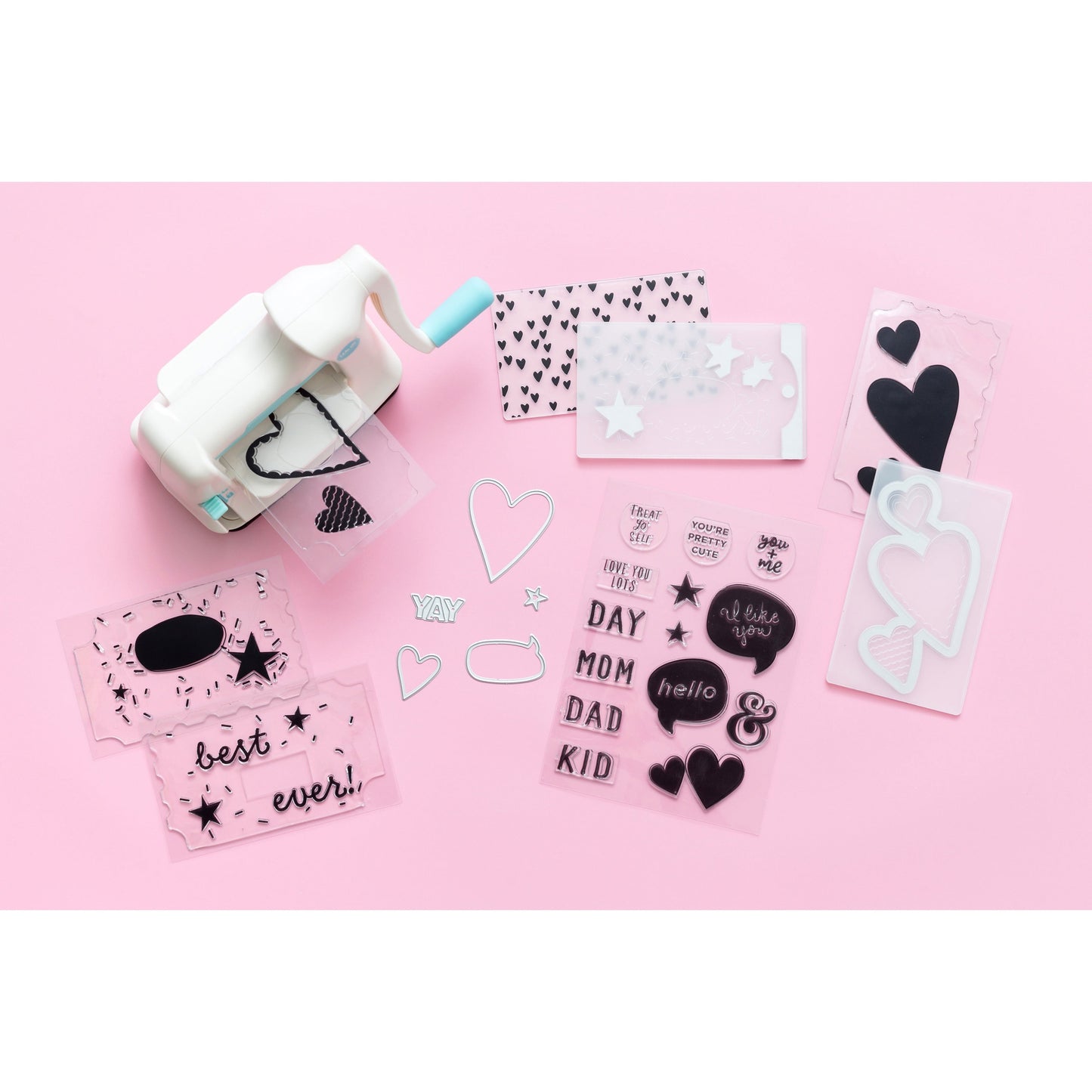 We R Memory Keepers WR636107 Mini Evolution Die Cut Machine & Stamping Kit