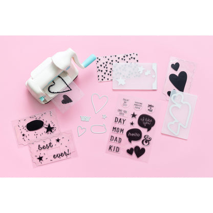 We R Memory Keepers WR636107 Mini Evolution Die Cut Machine & Stamping Kit