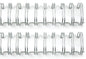 Cinch Wires .75" 2/Pkg-Silver