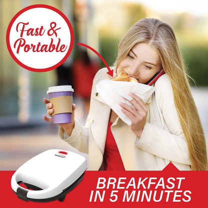 TS-256W 530-Watt Mini Sous Vide-Style 8.5In. Length, 3.5In. Height Egg Bite Maker - White