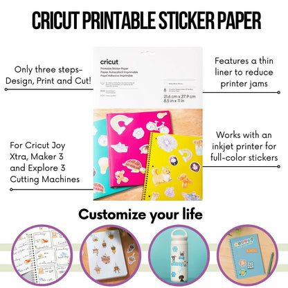 Cricut Deluxe All-In-One Materials & Accessories Bundle for Cricut Explore Air & Maker