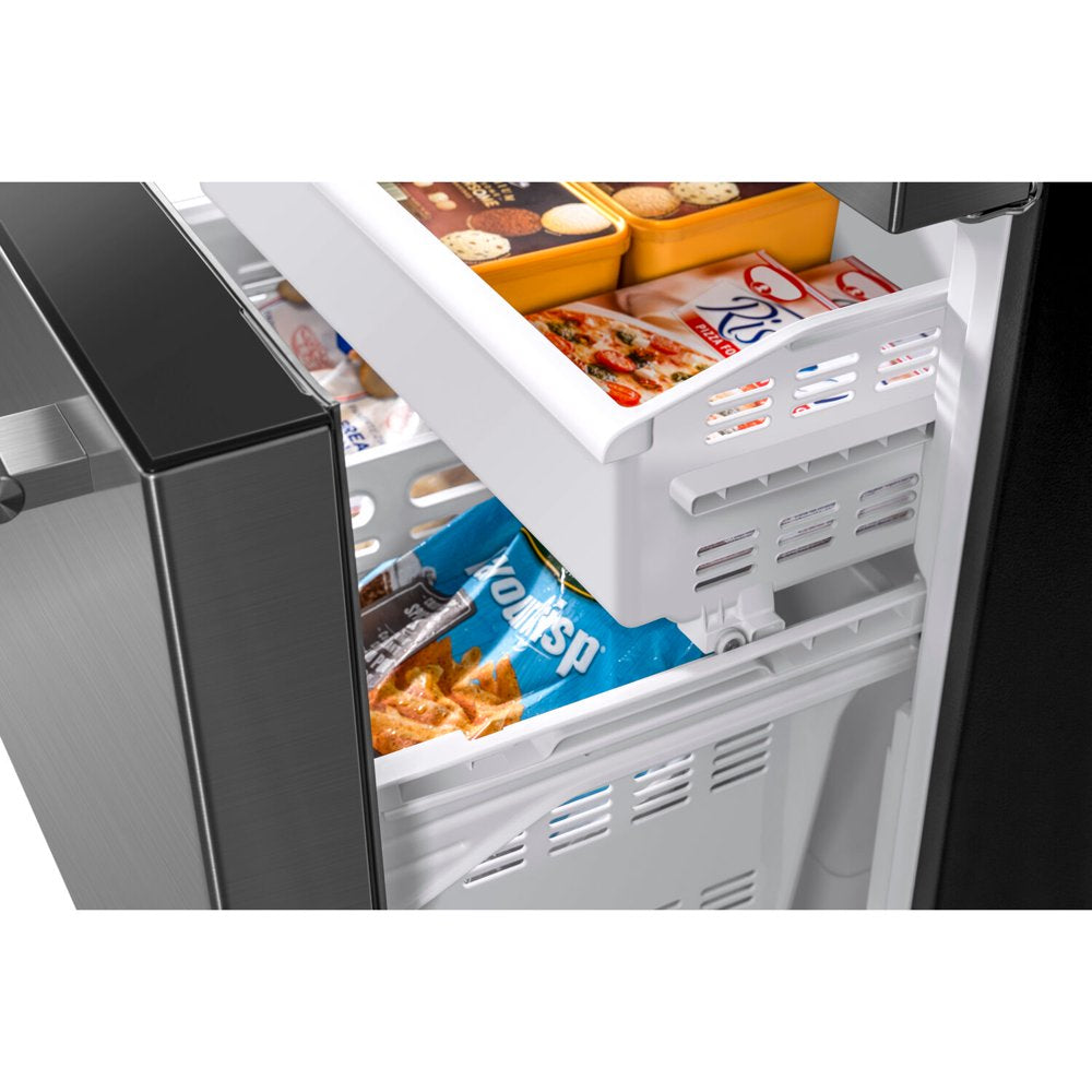 18 Cu. Ft. Counter Depth 3-Door French Door Refrigerator 32 Inch Wide, Stainless Steel, Condition: New