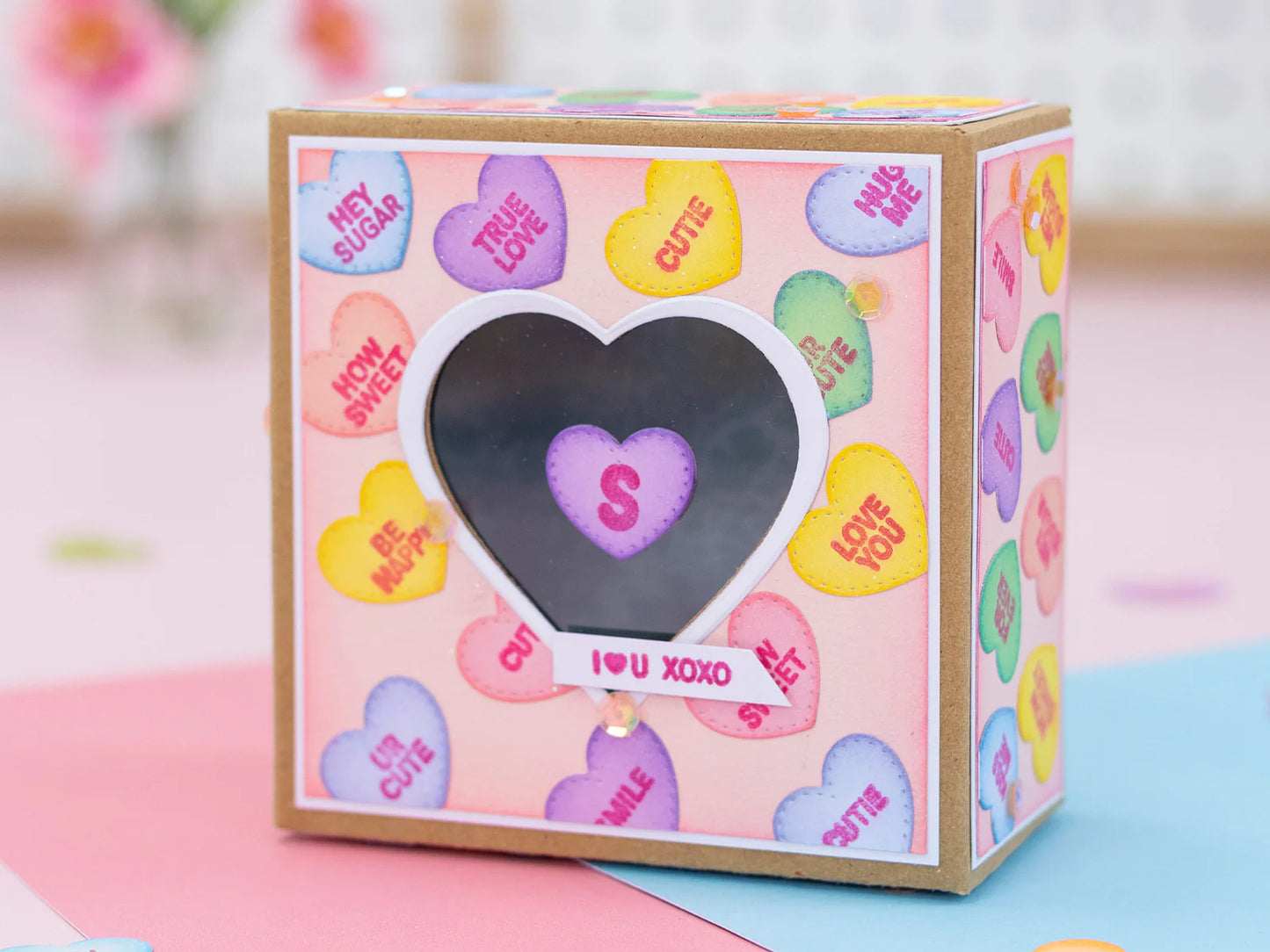 Crafter’S Companion Stamp & Die Kit - Love Hearts