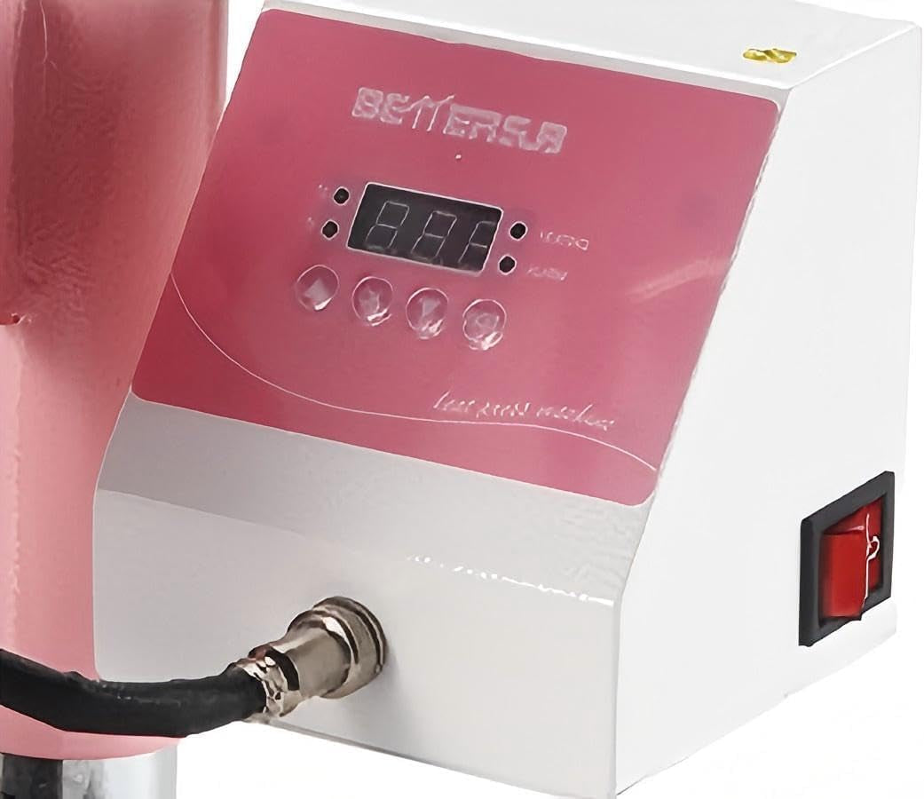 Bettersub Control Box for Heat Press 1000W Heat Press Control Box 110V Black Heat Press Digital Controller Box Digital LCD Controller Heat Press Machine Pink White