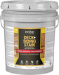 Semi-Transparent Water Based Wood Stain, Fence Stain & Deck Paint, Chestnut Brown, 5 Gal