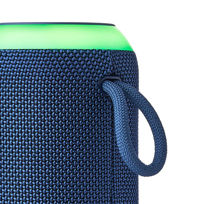 Medium Rugged Speaker with Bluetooth Wireless Technology and LED Lighting, Navy