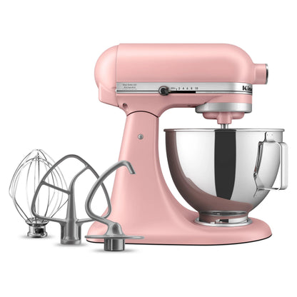 Deluxe Series 4.5 Quart Tilt-Head Stand Mixer with Stainless Bowl, Dried Rose, KSM97DR