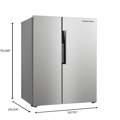 15.6 Cu. Ft. Side by Side Stainless Refrigerator