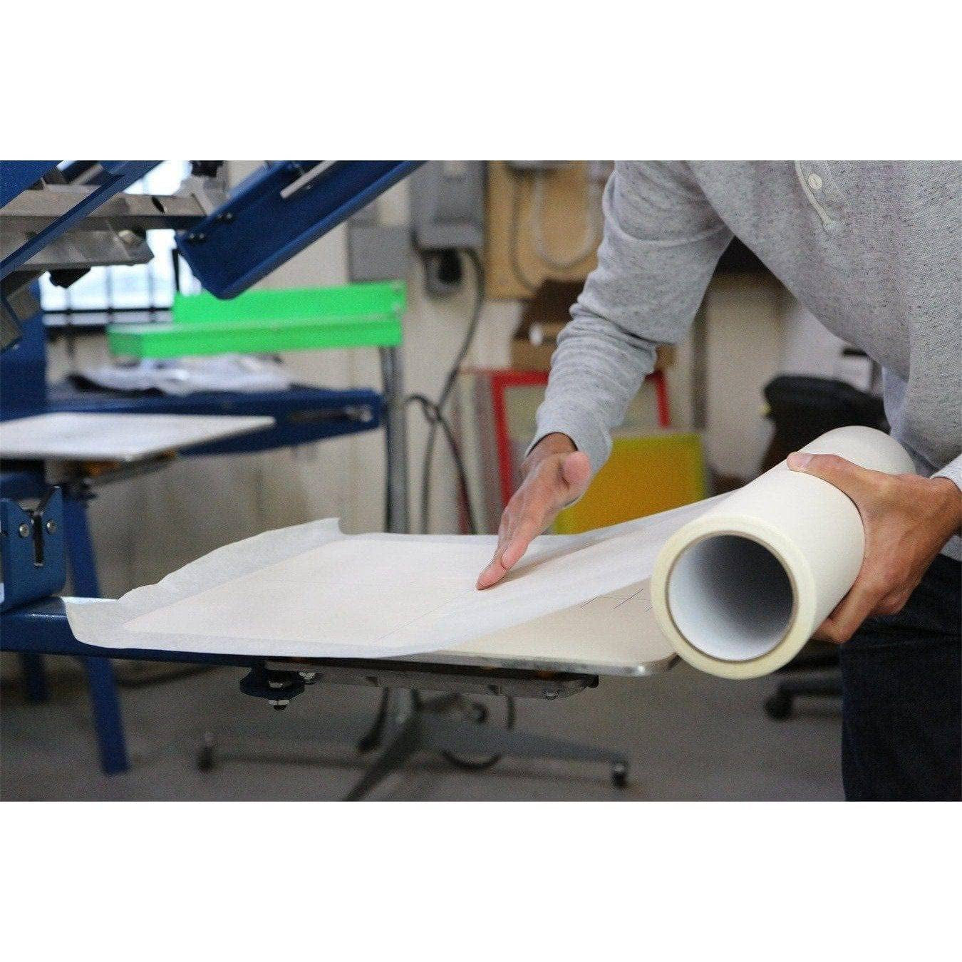 Ecotex® Screen Printing Pallet Tape (18" X 100') - Heavy Duty Platen Tape for Screen Printing Platens, Masking Tape Protects Screen Printing Surfaces from Inks - Clean Removal to Extend Pallet Life