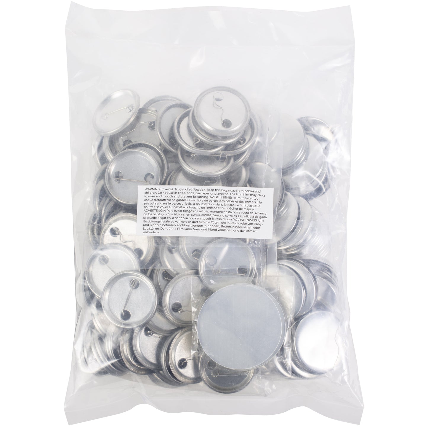 We R Button Press Bulk Refill Pack 100/Pkg-Medium (37Mm)