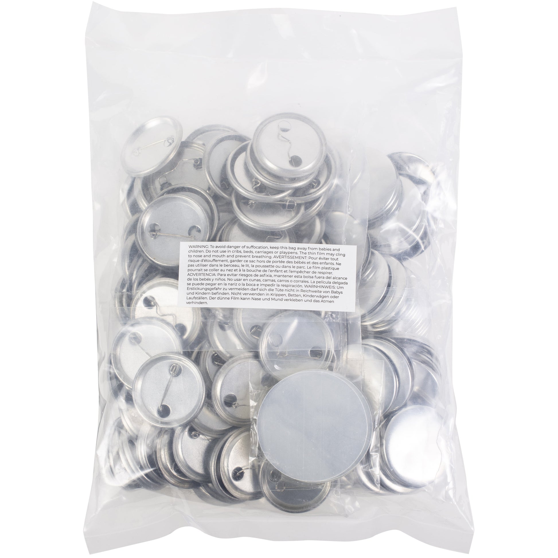 We R Button Press Bulk Refill Pack 100/Pkg-Medium (37Mm)
