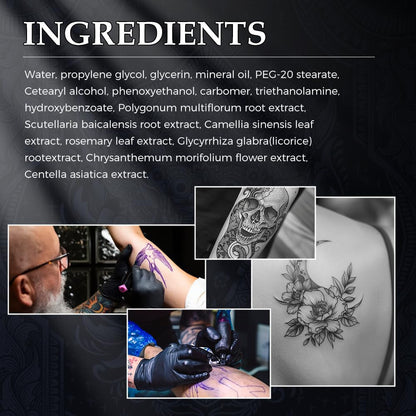Phomemo Tattoo Transfer Gel, Stencil Gel for Tattooing, Tattoo Supplies for Artists & Beginners, Transfer Solution for Stencil Transfering, 8 Ounce