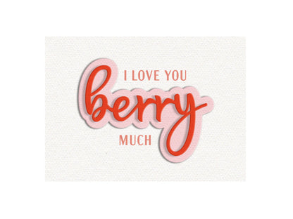 Berry Bliss - Berry Sentiment Stamp & Metal Die Set