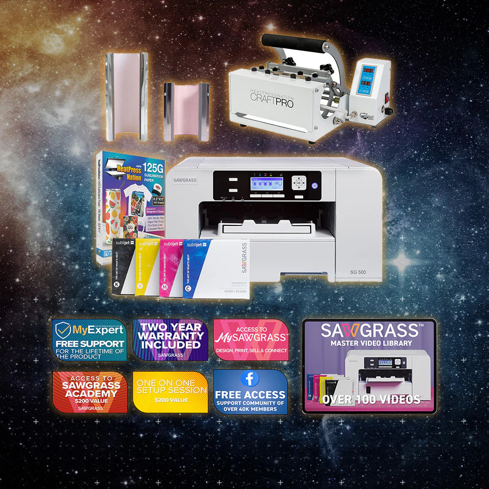 Virtuoso SG500 Sublijet Sublimation Printer with Craftpro Mug and Tumbler Press