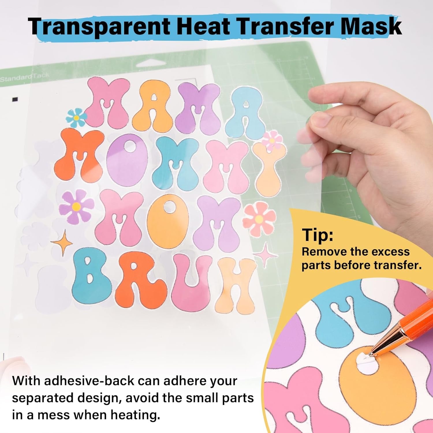 Printable Heat Transfer Paper for T-Shirts 10 Sheets, 8.3" X 11.7" Printable Heat Transfer Vinyl for Inkjet Printer, Iron on Transfer Paper for Light and Dark Fabric (Glow in Dark)