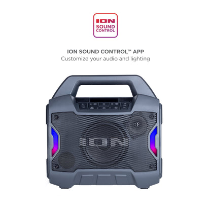 Game Day Primetime Portable Rechargeable Speaker with Lights