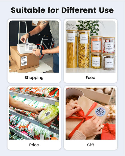 Phomemo Bluetooth Shipping Label Printer, 241BT 4X6 Wireless Thermal Label Printer for Small Business, Labels Printers for Shipping Package, Compatible with Iphone, Android, Amazon, Shopify, Black