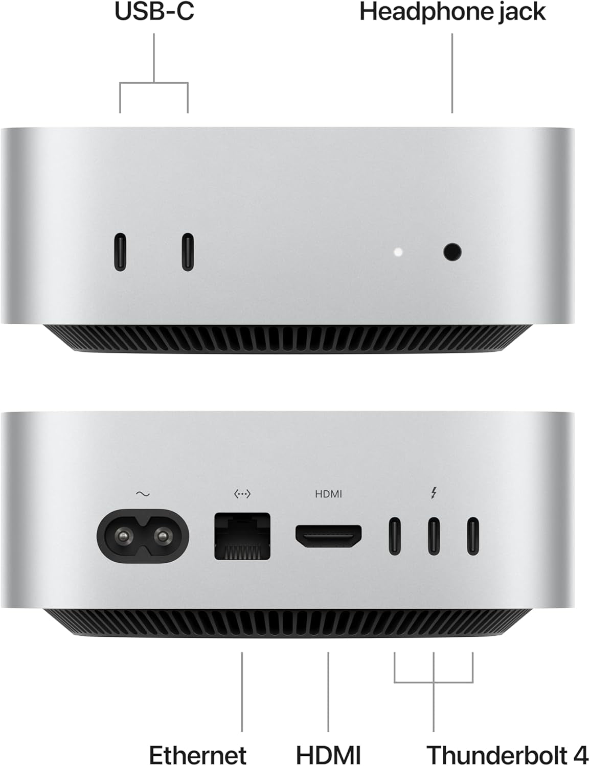 Apple 2024 Mac Mini Desktop Computer with M4 Chip with 10‑Core CPU and 10‑Core GPU: Built for Apple Intelligence, 16GB Unified Memory, 256GB SSD Storage, Gigabit Ethernet. Works with Iphone/Ipad