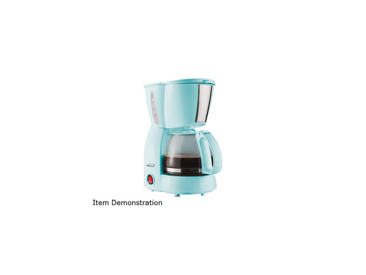 TS-213BL 4-Cup Coffee Maker, Blue