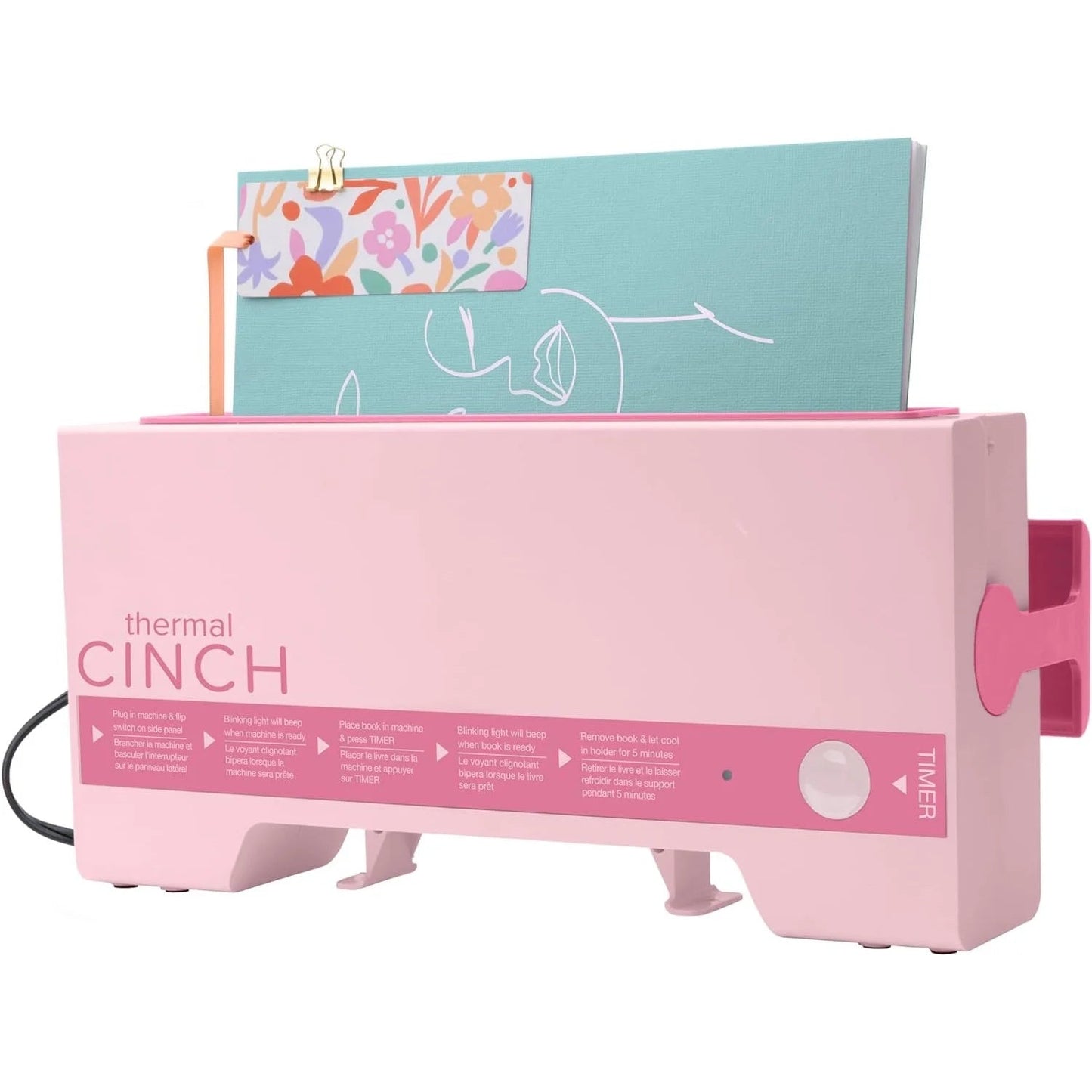 We R Thermal Cinch Binding Machine US Plug-Pink