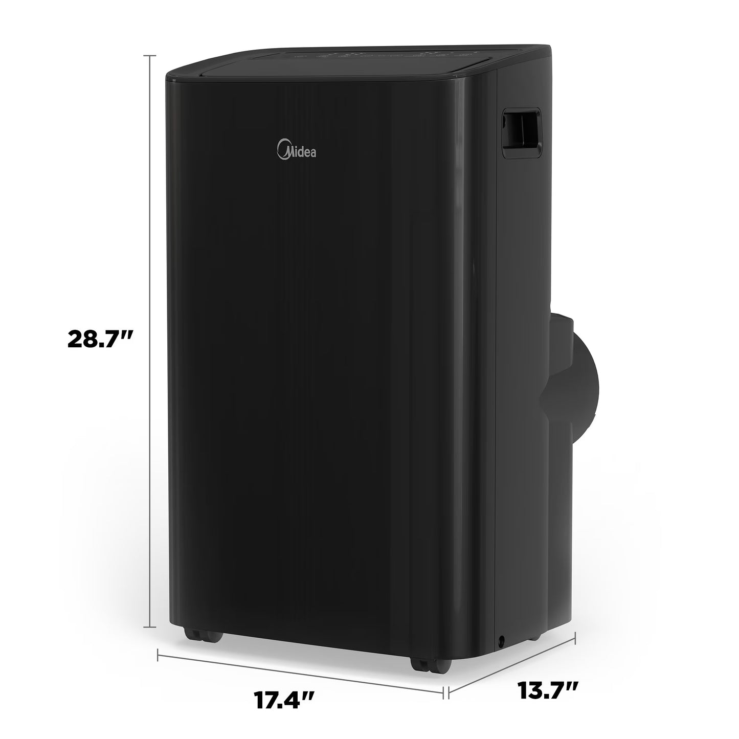 10,000 BTU Smart Portable Air Conditioner, New, Covers up to 450 Sq. Ft., Black,