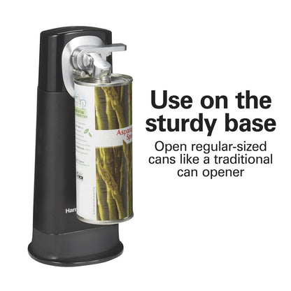 Flexcut Electric Can Opener, Cordless, Black with Chrome Accents, Model 76611