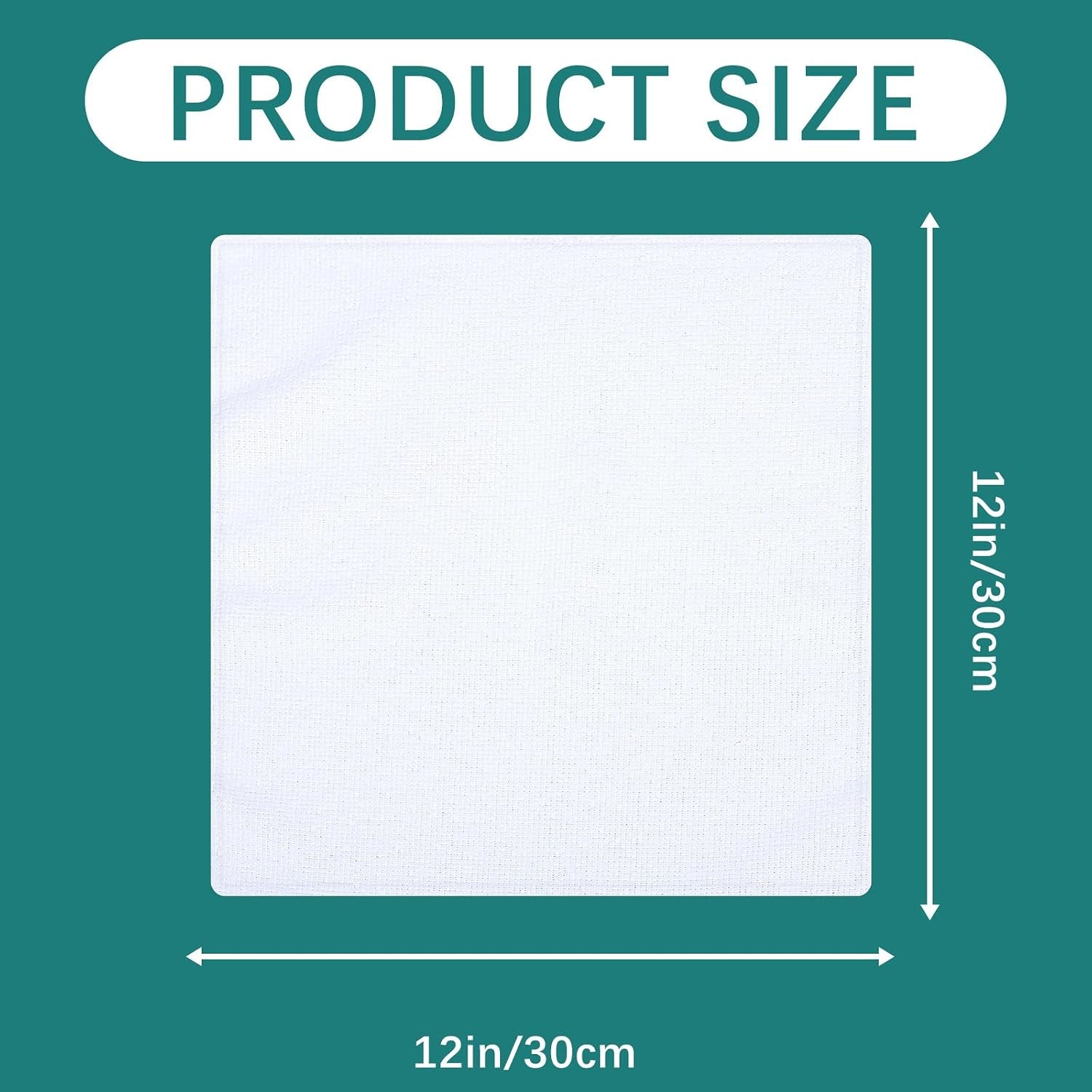GEKIXUTP 20 Pcs Sublimation Towels Blank,12 X 12 Inch DIY Microfiber Sublimation Kitchen Towel,Sublimation Hand Towels,Sublimation Tea Towels Blanks