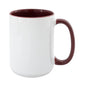 HPN ORCA Premium 15 Oz. Inner + Handle Sublimation Ceramic Mug - 36 per Case