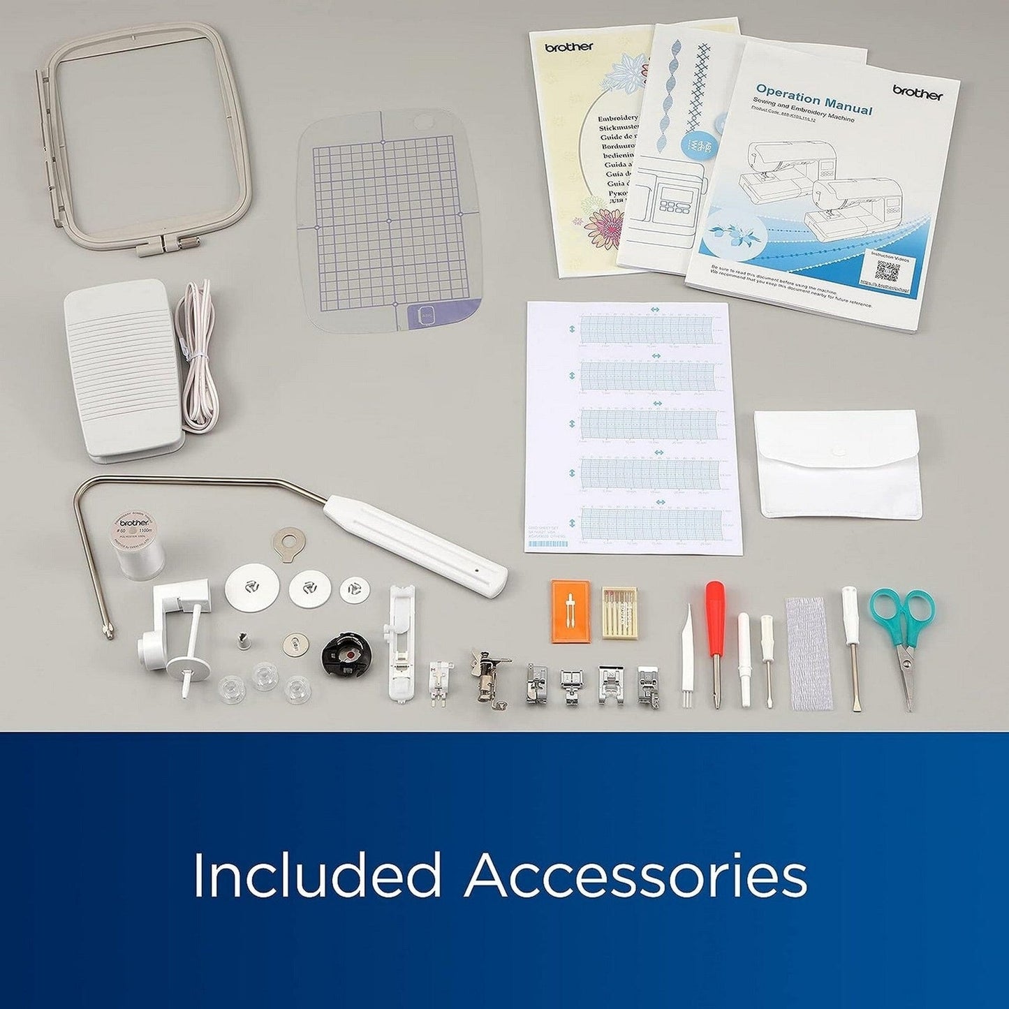 Brother SE2000 Embroidery & Sewing Machine Bundle W/ Silhouette Cameo 5 Alpha