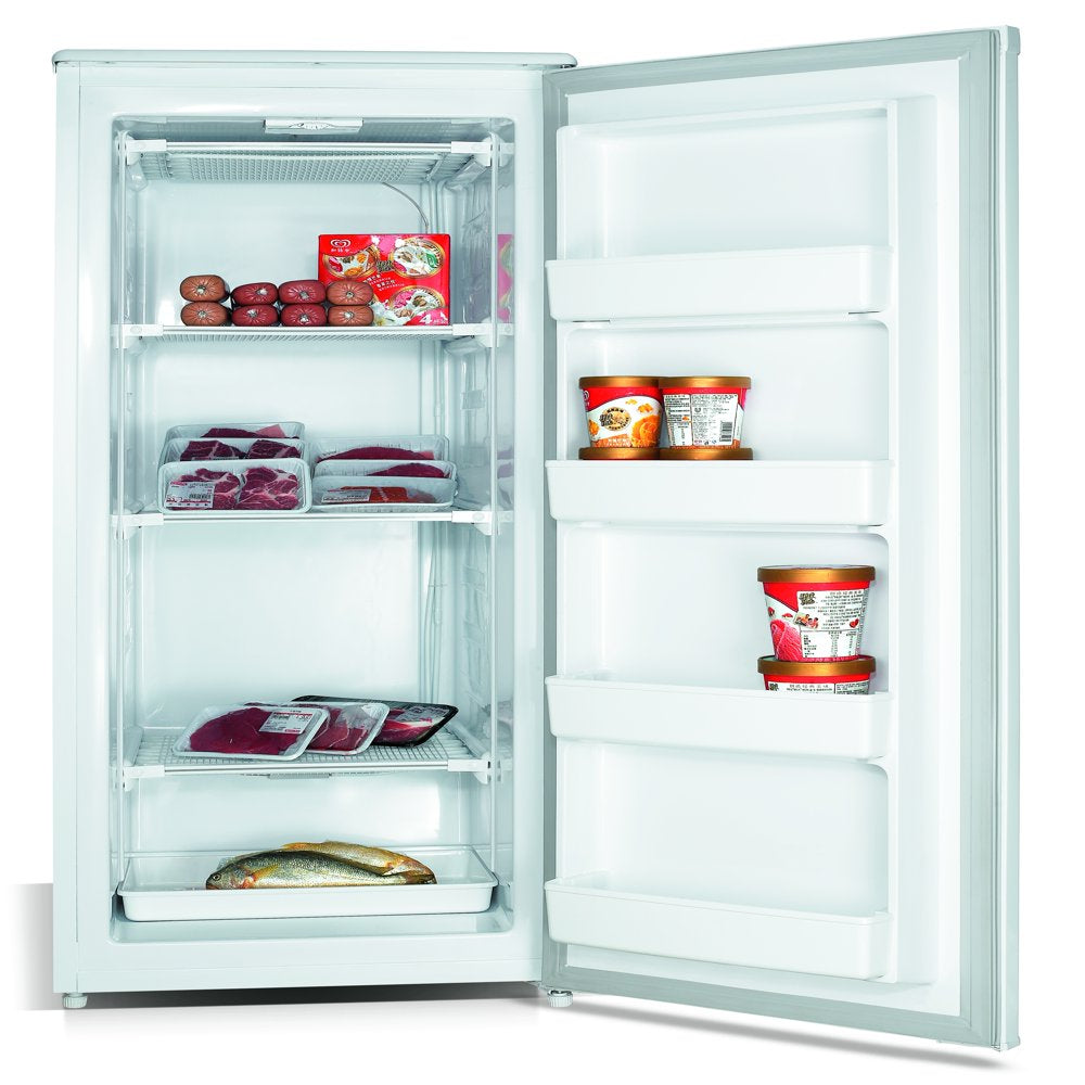 , 10.1 Cu. Ft. Upright Freezer, White, HBFRF1010