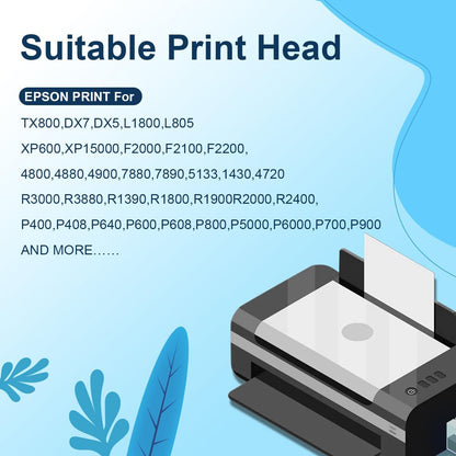 Premium DTF Ink 3000ML - DTF Transfer Ink for PET Film, Used for Epson ET-8550, L1800, L800, R2400, P400, P800, XP15000, Heat Transfer Printing Direct to Film, 6X500Ml (CMYKWW)