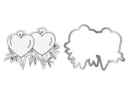 Crafter’S Companion Love Is in the Air Stamp & Die - with Love