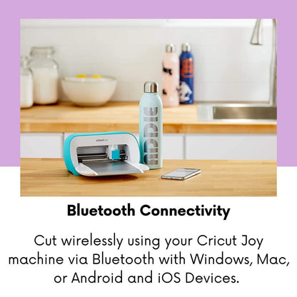Cricut Joy Machine Bundle with 7 Smart Iron-On Rolls - Compact Cutting Machine for Iron-On Vinyl, T-Shirts, Hats & DIY Crafts