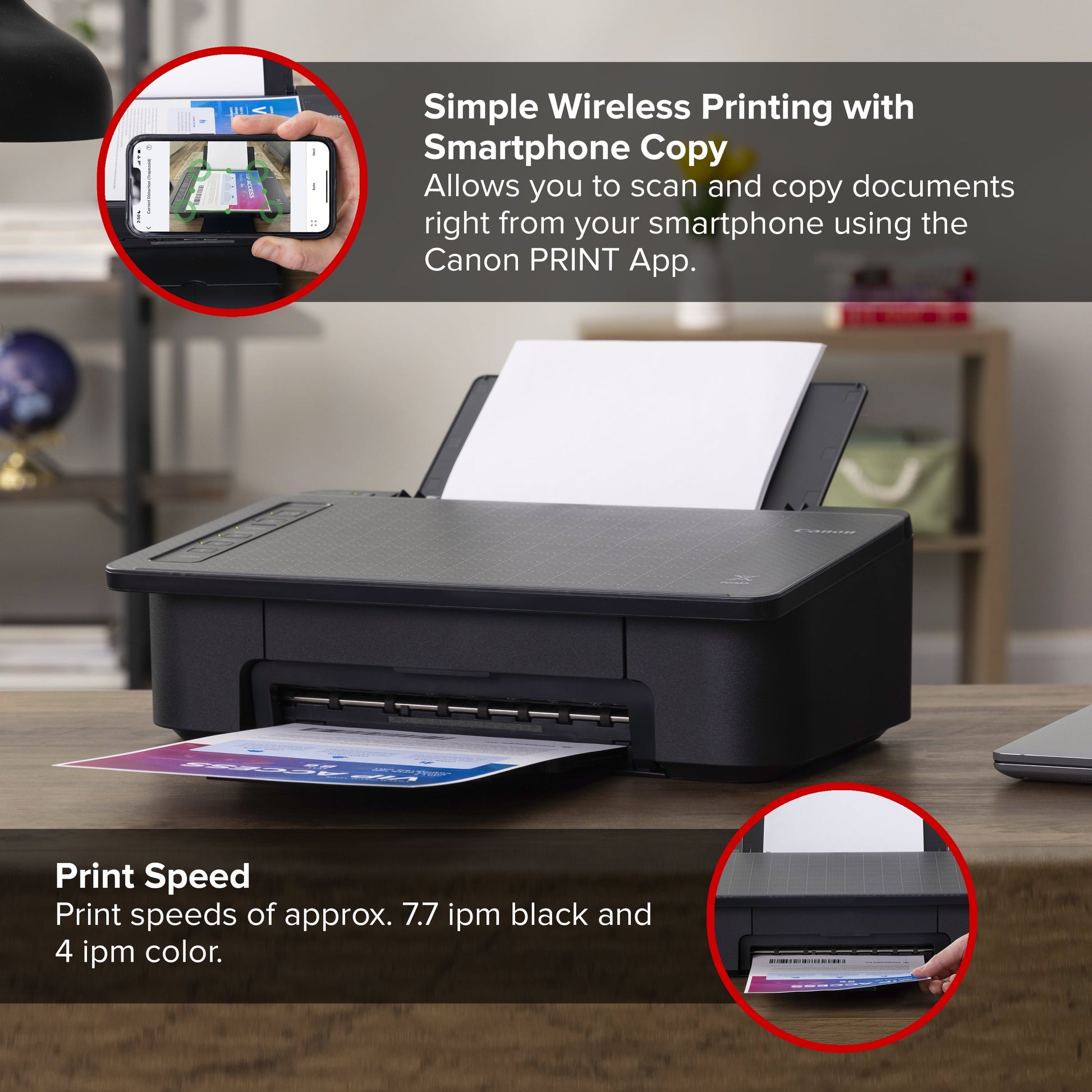 Canon PIXMA Ts302A Wireless Inkjet Printer