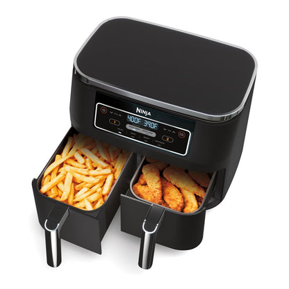 ® Foodi® 4-In-1 8-Quart. 2-Basket Air Fryer with Dualzone™ Technology- Air Fry, Roast, and More