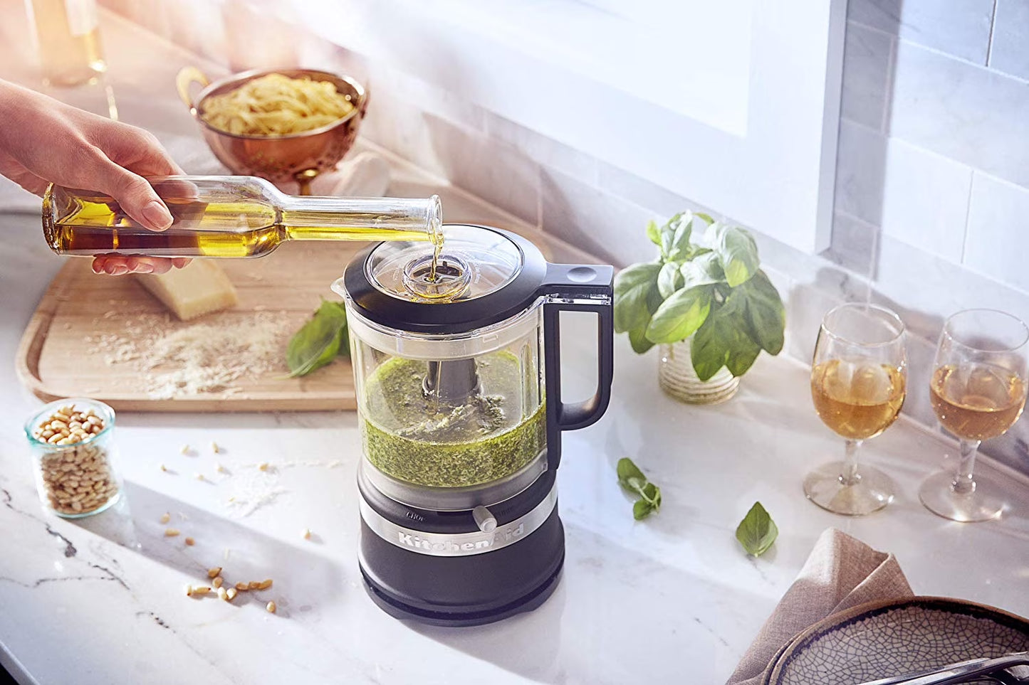 5 Cup Food Chopper, Black Mate, KFC0516