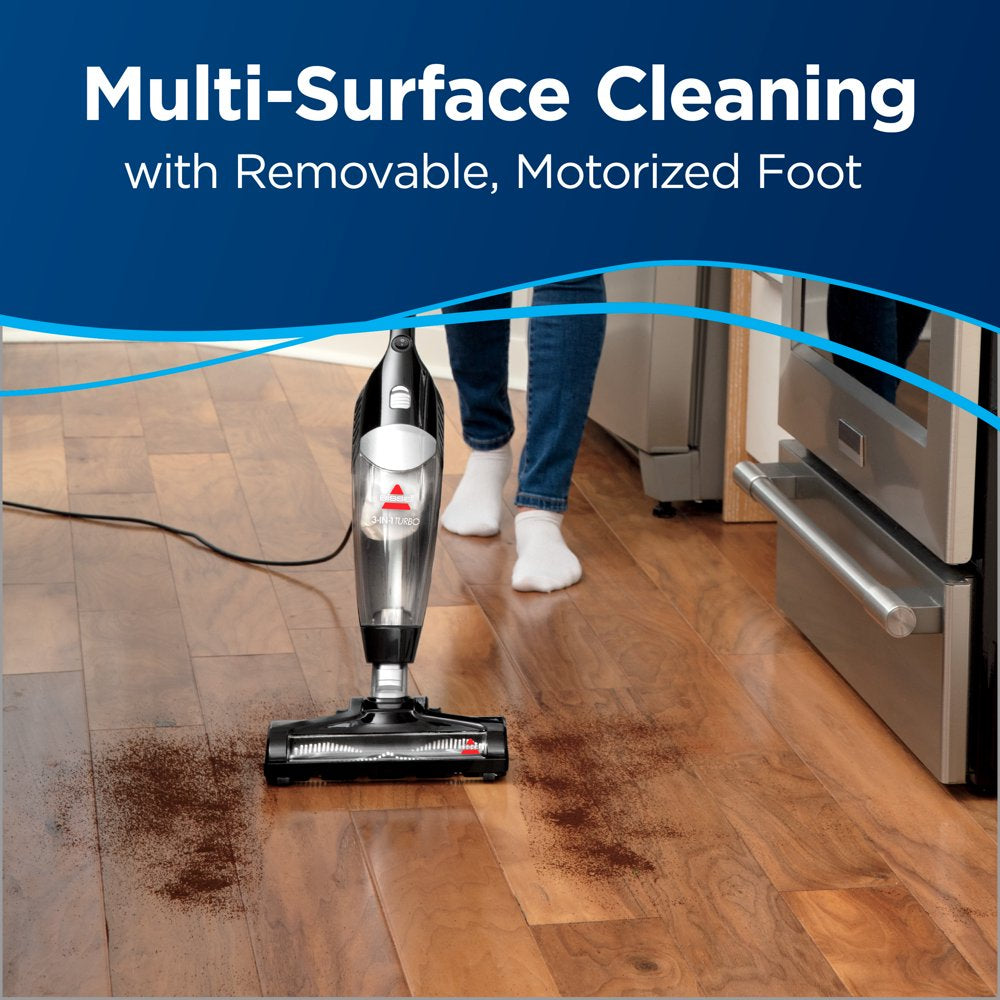 3-In-1 Turbo Lightweight Stick Vacuum, 2610 (Black)