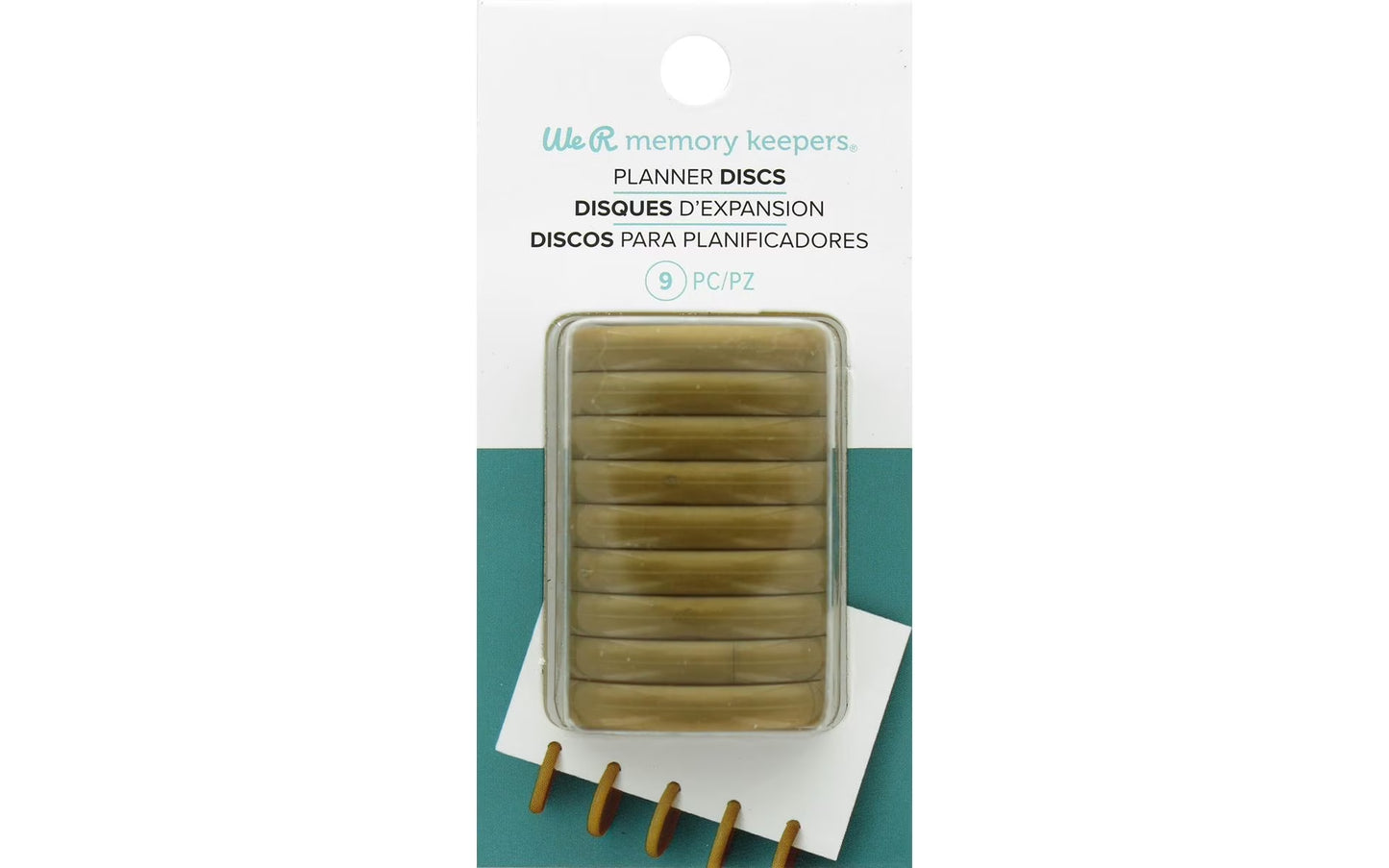 We R Memory Crop-A-Dile Power Punch Disc Gold 9Pc