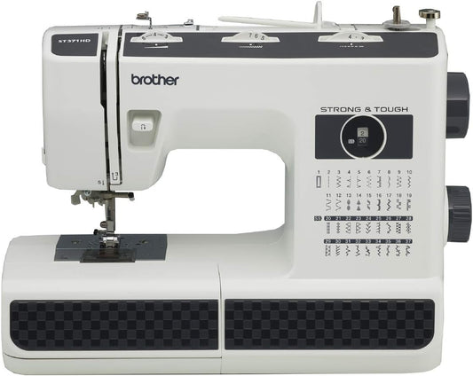 Brother ST371HD Sewing Machine, Strong & Tough, 37 Built-In Stitches, Free Arm Option, 6 Included Feet