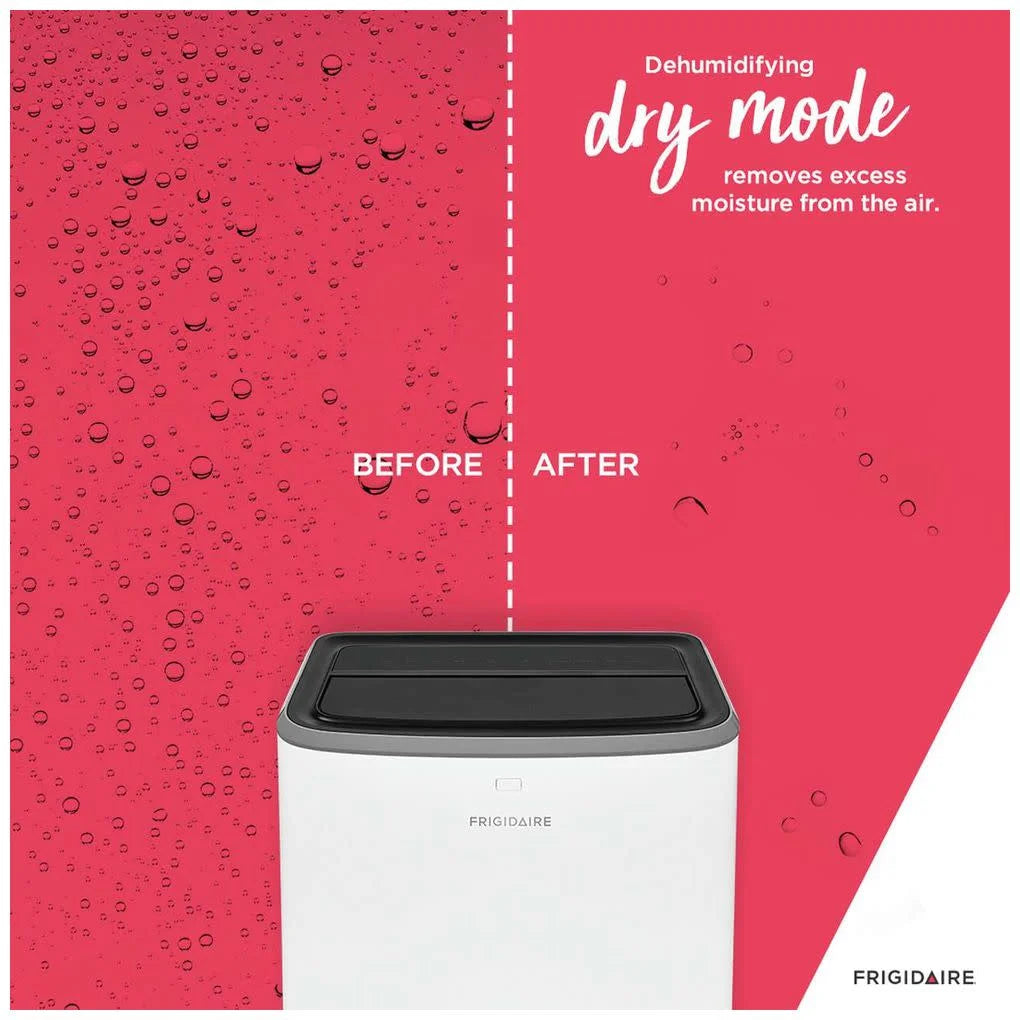 10,000 BTU 3-In-1 Portable Room Air Conditioner, White