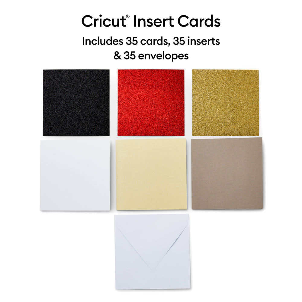 ® Insert Cards, Glitz and Glam Sampler - S40 (35 Ct), 4.75" X 4.75"