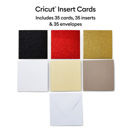 ® Insert Cards, Glitz and Glam Sampler - S40 (35 Ct), 4.75" X 4.75"