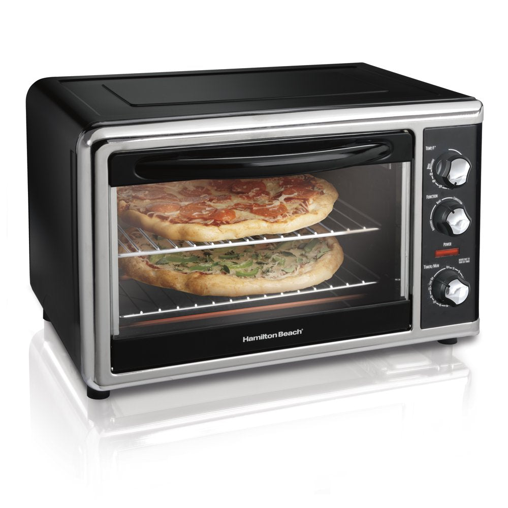 Countertop Oven with Convection and Rotisserie, Baking, Broil, Extra Large Capacity, Silver, 31100D