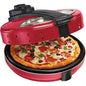 Enclosed Pizza Oven Maker, 12" Pizza, Viewing Window, Red, 31700