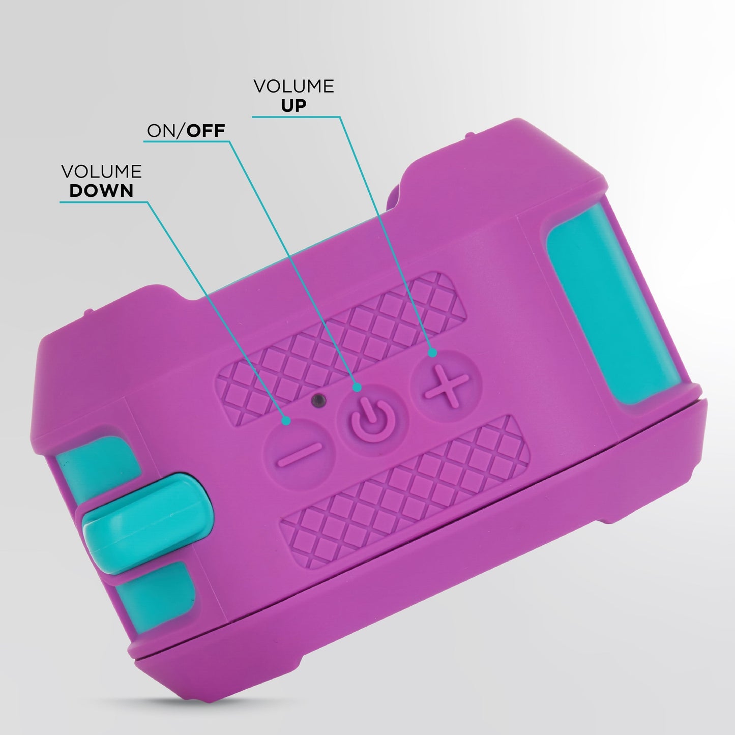 HYDRATREK Magnetic Bluetooth Speaker, Waterproof IP67, Portable Speaker, True Wireless Pairing, USB-C Quick Charge, 3.7V 400Mah Battery, Voice Assistant, Perfect for Any Adventure
