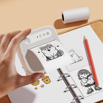 Portable Wireless Bluetooth Thermal Label Printers Photo Label Printing Home Storage Kitchen Sorting Small Home Organiser