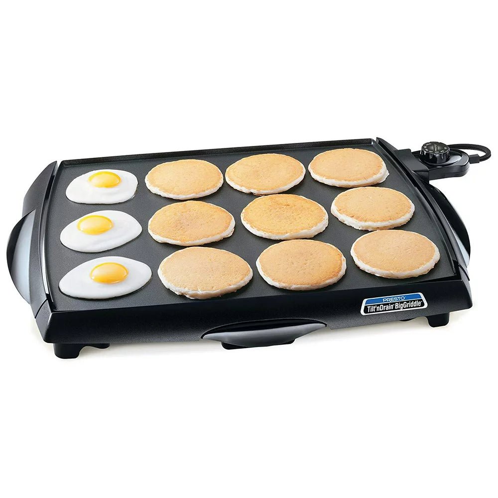 Tilt 'N' Drain Big Griddle Electric Cool-Touch Griddle 07046